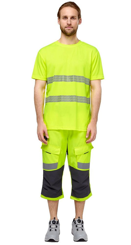 Футболка сигнальная Флинт фл.-желтая